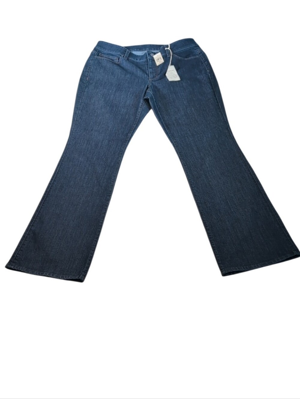 Ann Taylor Curvy Fit Boot Leg Dark Wash Jeans Size 12